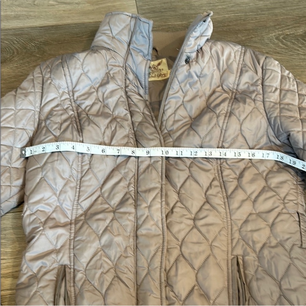 Women's Quilted Jacket - Taupe Size M - Picture 4 of 8